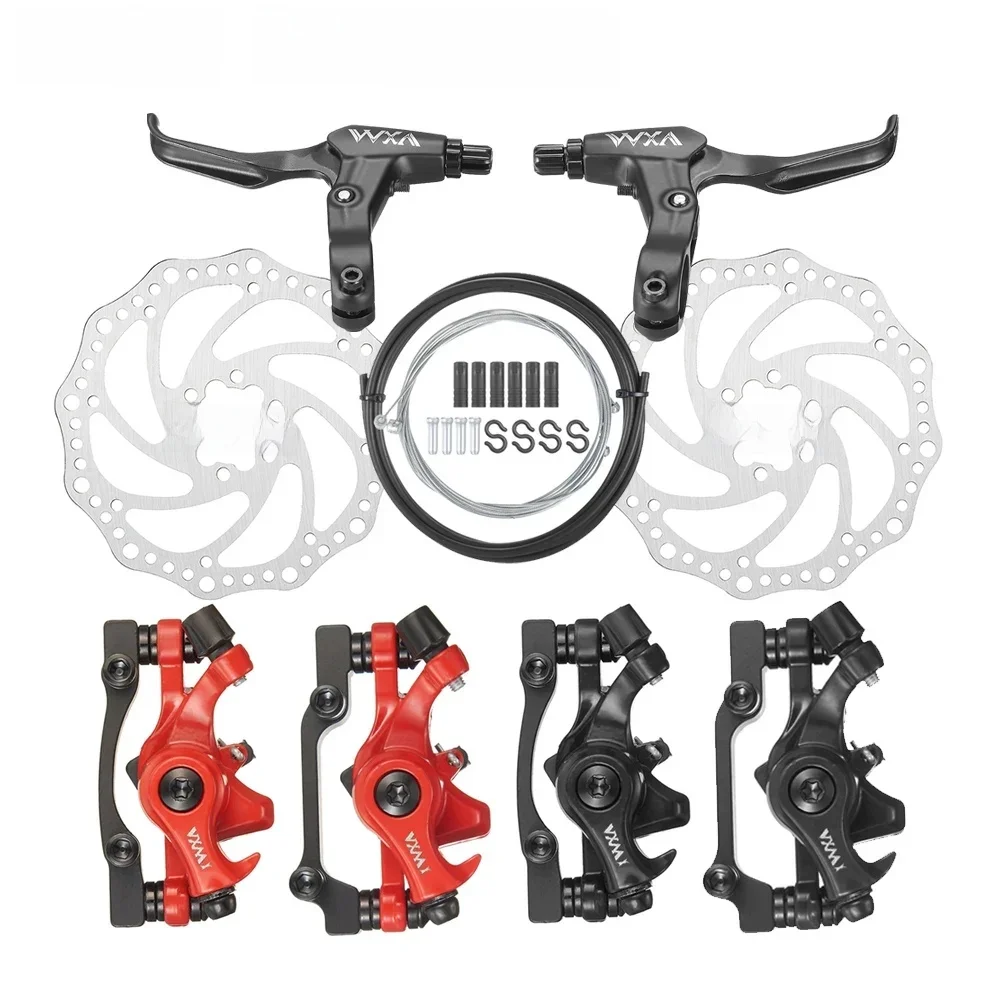 AliExpress VXM Bicycle Disc Brake Aluminum Alloy F160 R160 Mountain Road MTB Bike Mechanical Caliper Disc Brakes Cycling Double Brake