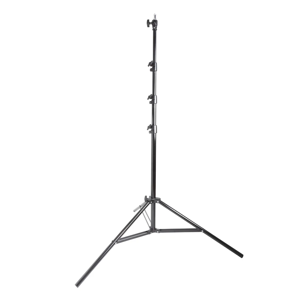 240cm 4-Sectioned Air-Cushioned Studio Light Stand with Interchangeable Spigot Mount