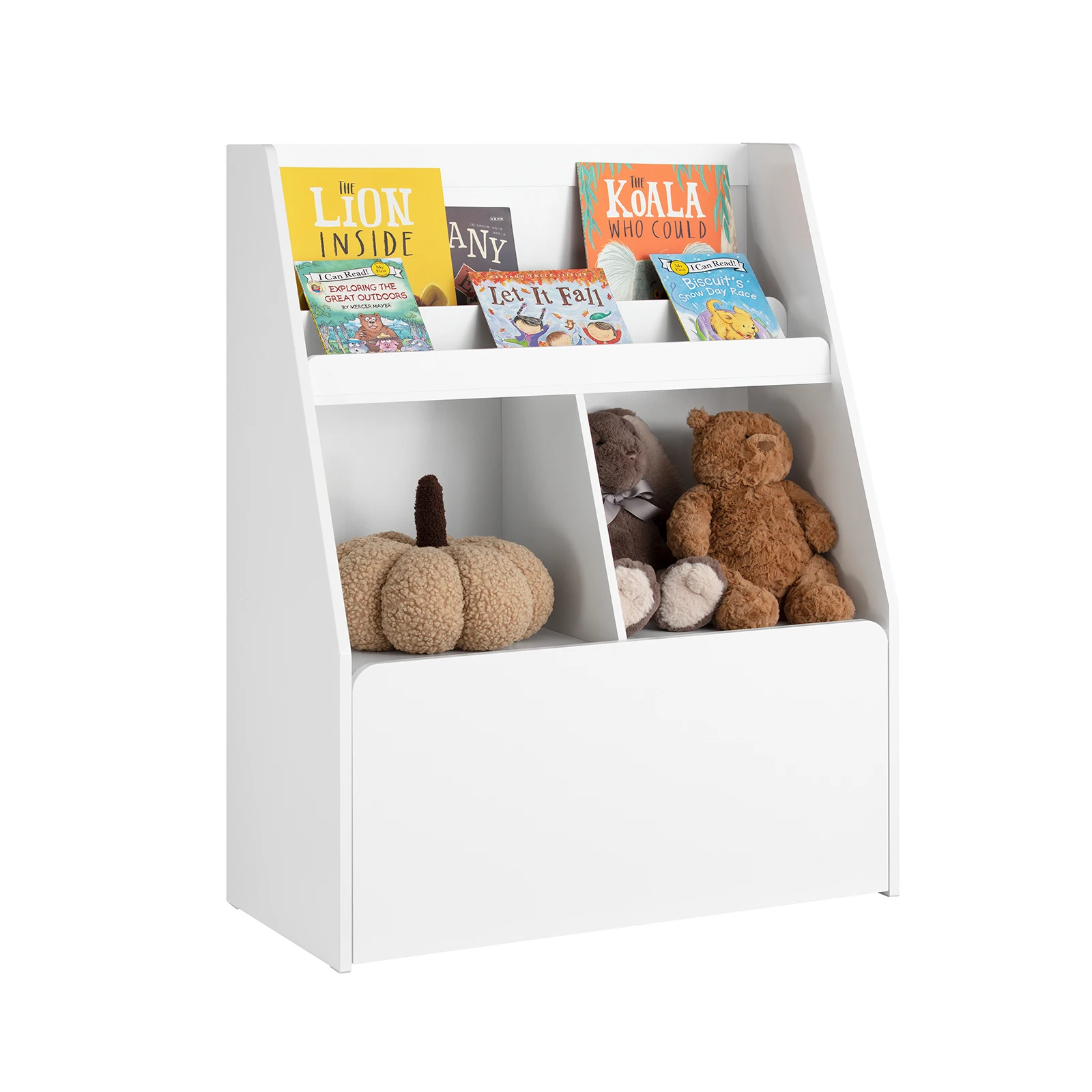 SoBuy KMB83-W cofre de juguetes extraíble para niños estante de almacenamiento para niños muebles de habitación para niños