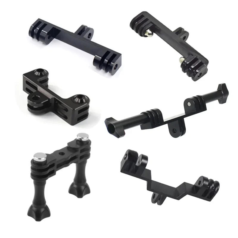 Trépied à Double support, poignée de caméra de Sport avec adaptateur de montage à vis pour Gopro Hero 13 12 pour caméra d'action DJI Osmo