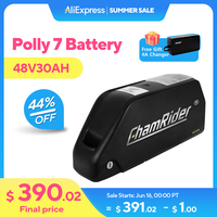 Chamrider Polly 48V 30AH Ebike Battery Downtube 52V Electric Battery BMS Original 21700 Lithium lon Battery 1000W 18650 Cell