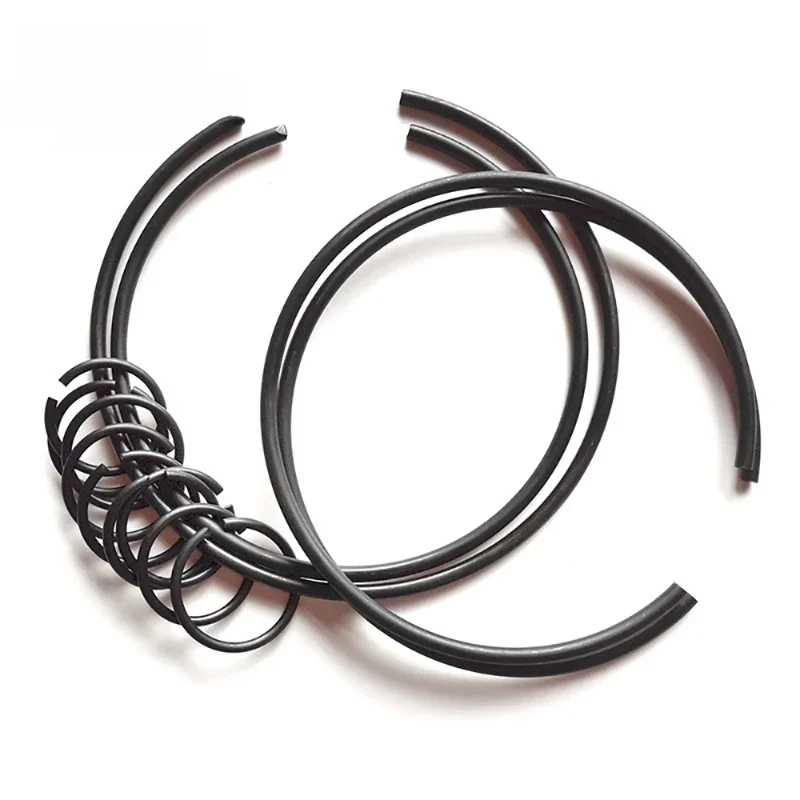 Pince d'arbre en fil d'acier M4-M140 GB895.2, avec anneau à pression, fil rond en acier au manganèse 70, ressort à pression, carte externe de Type C