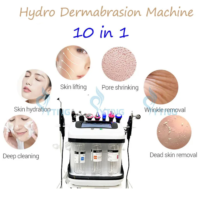 

Water Oxygen Jet Peel Hydra Dermabrasion Hydro Facial Machine Aqua Peeling Skin Cleansing Microdermabrasion