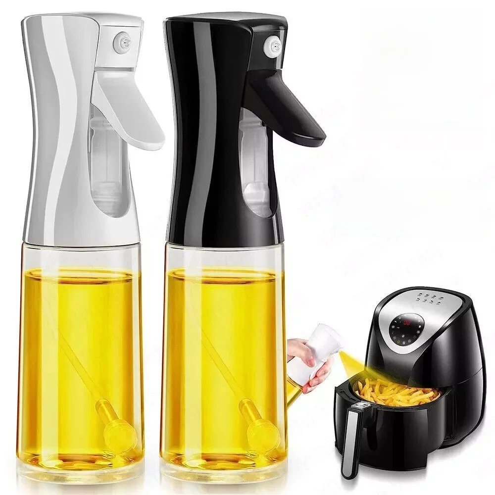 Spray olejowy do gotowania - dozownik oliwy z oliwek, rozpylacz do butelek, wielokrotnego użytku, ocet olejowy spożywczy, butelka z rozpylaczem, akcesoria kuchenne — zdjęcie 2