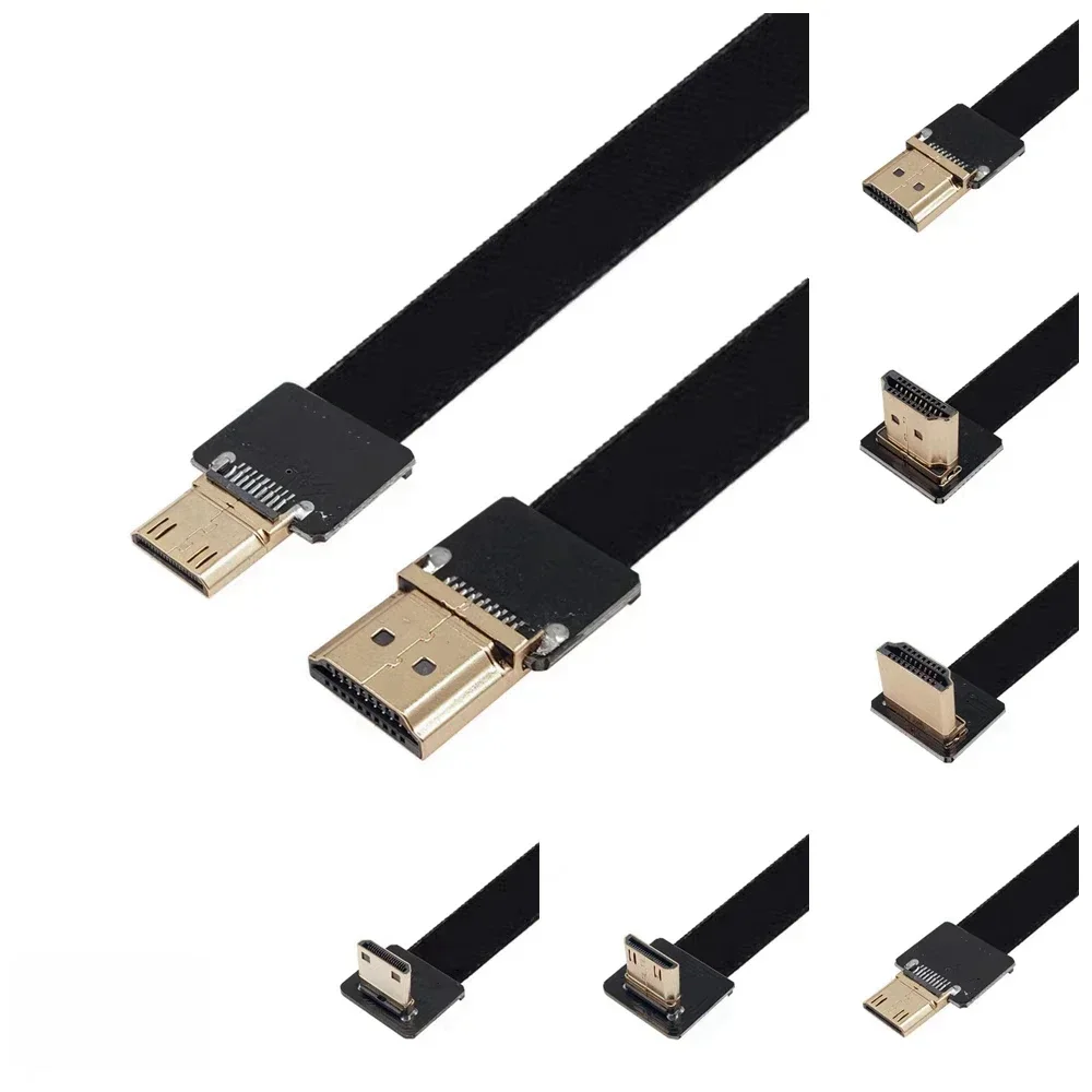 Mini HDMI FPC Band Flat HDTV Kompatybilny kabel Pitch 20pin dla HDMI HDTV FPV Multicopter Fotografia lotnicza FPV FFC — zdjęcie 2
