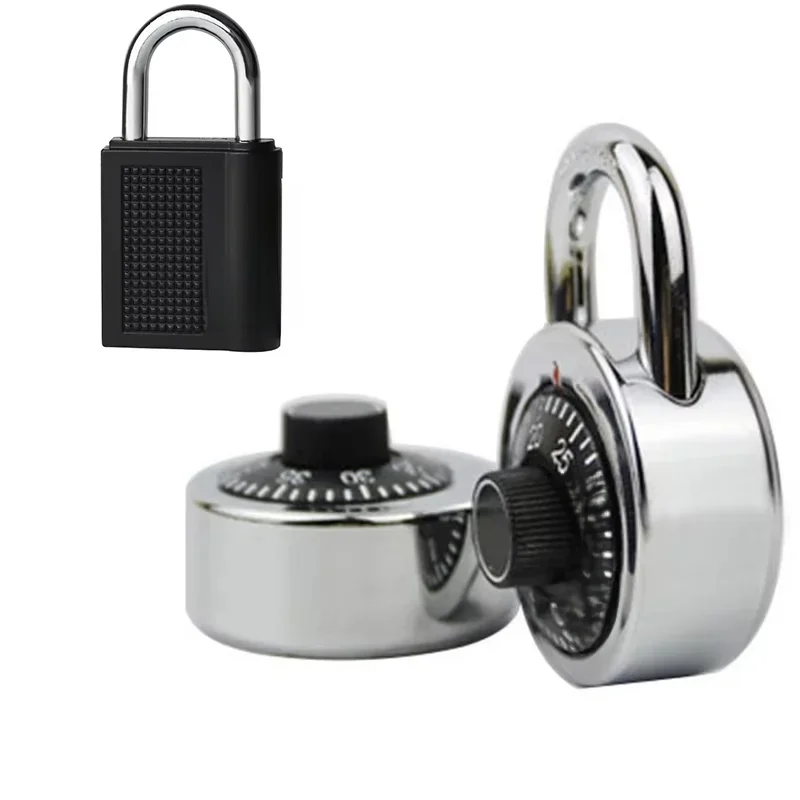 AliExpress NONE 45mm/40mm Rotary Padlock Digit Combination Code Lock Safe Round Dial Number Luggage Suitcase Security Bicycle Drawer Cupboard