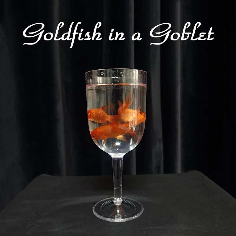 Goldfish In A Goblet Magic Tricks Fish Appearing In Empty Cup Magia Magician Stage Illusions Gimmick Props Mentalism Toy Classic