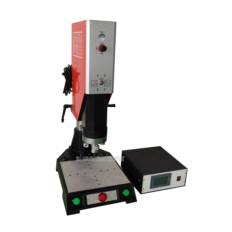 Industrial Synthetic Plastic Ultrasonic Welder With Steel Horn 3200W For USB Connector Welding