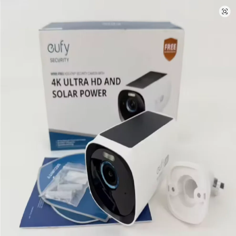 

Скидка! Дополнительная беспроводная уличная камера видеонаблюдения Eufy eufyCam 3 4K на солнечной батарее