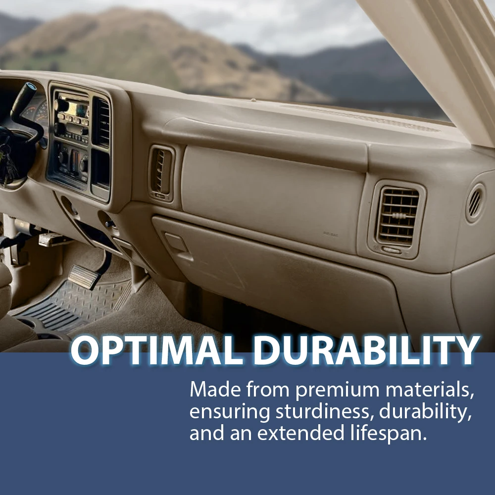 

Литая верхняя крышка приборной панели, ABS светло-коричневого цвета, внутренняя передняя панель автомобиля, подходит для Silverado Tahoe Sierra 1500 2500Hd 1999-2006 годов