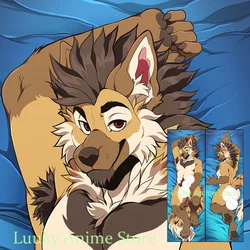 Dakimakura Ben Furry Anime Double Sided Print Life size Body Pillow Cover Pillowcase