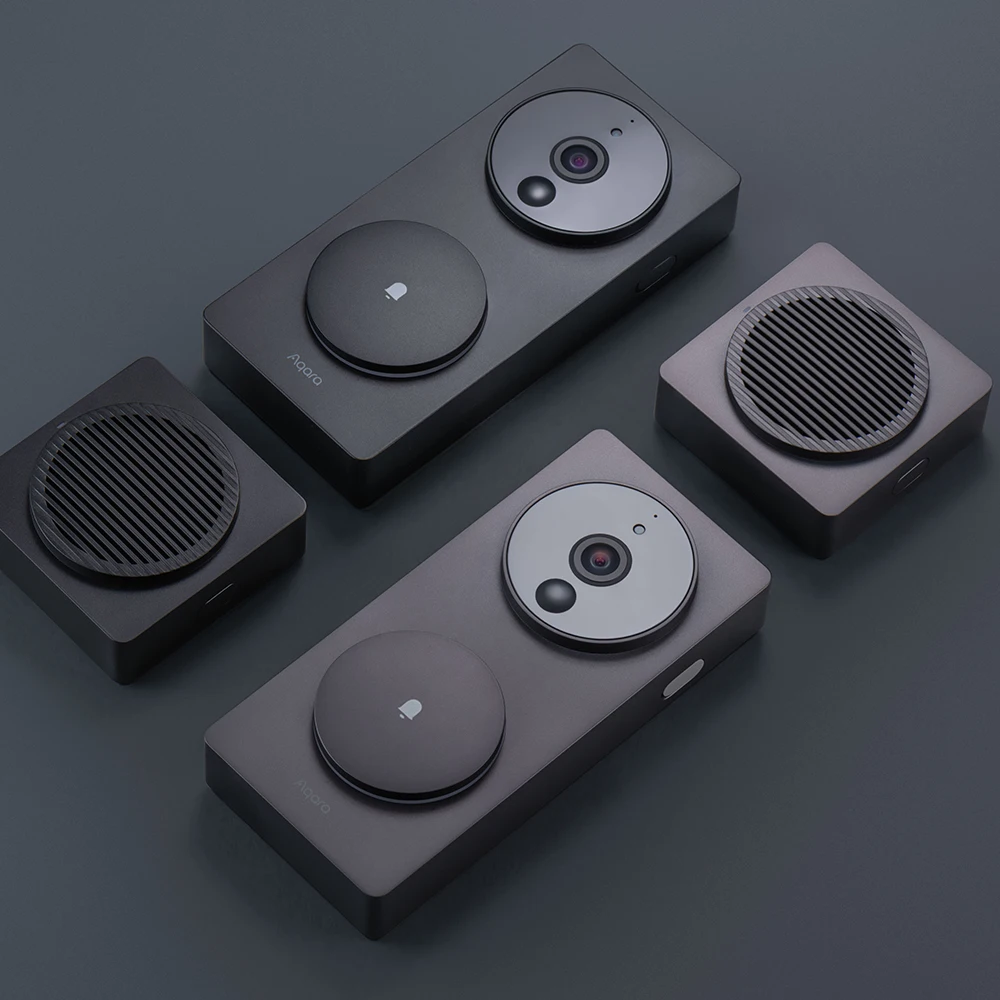 [منتج المقر الرئيسي الكوري الأصيل] جرس الباب الذكي Aqara G4 متوافق مع Iot Zigbee Apple Home