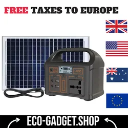 Estação de Energia Portátil, Fonte de Alimentação Móvel, Gerador Solar, Estação de Carregamento, UE, EUA, UK Power Bank, Camping, 100W, 24000mAh, 220V, 110V