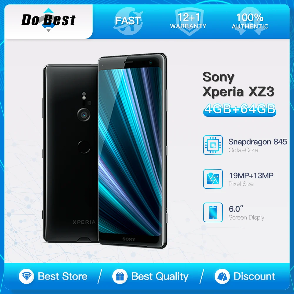 Sony Xperia XZ3 4G LTE Mobile Phone 6.0