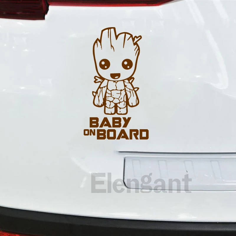 Baby on Board Vinyl Sticker Car Window Funny Graphic New Decal Movie Characters Quotes Car Stickers Decoration