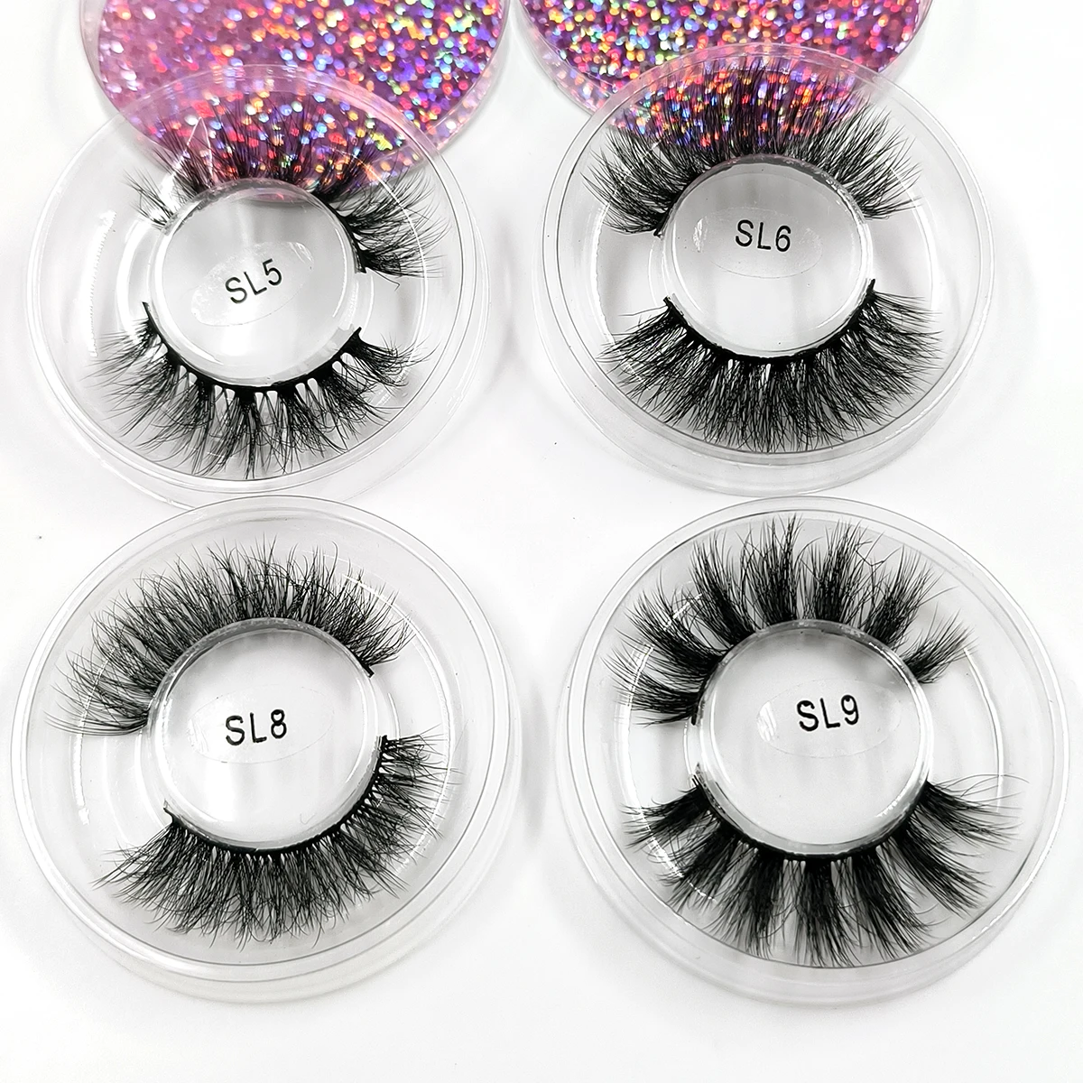 SassyLash 10/20/30/50Pairs 3D Fluffy Mink Eyelashes Wholesale Natural False Mink Lashes Handmade Fake Eyelashes Makeup