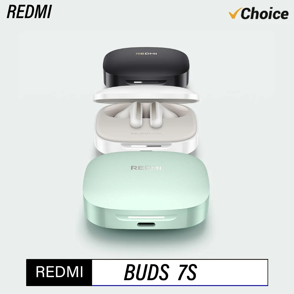 REDMI Buds 7S Flagship Dual Driver Design  Semi in Ear Active Noise Cancellation 32h Super Long Battery Life