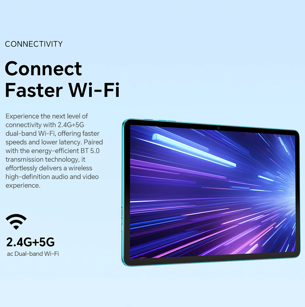 Teclast P30 Tablet 10.1 inch Android 16 12GB RAM 128GB ROM 1280x800 Unisoc T7200 Octa Core 6000mAh 5G&2.4G Wi-Fi
