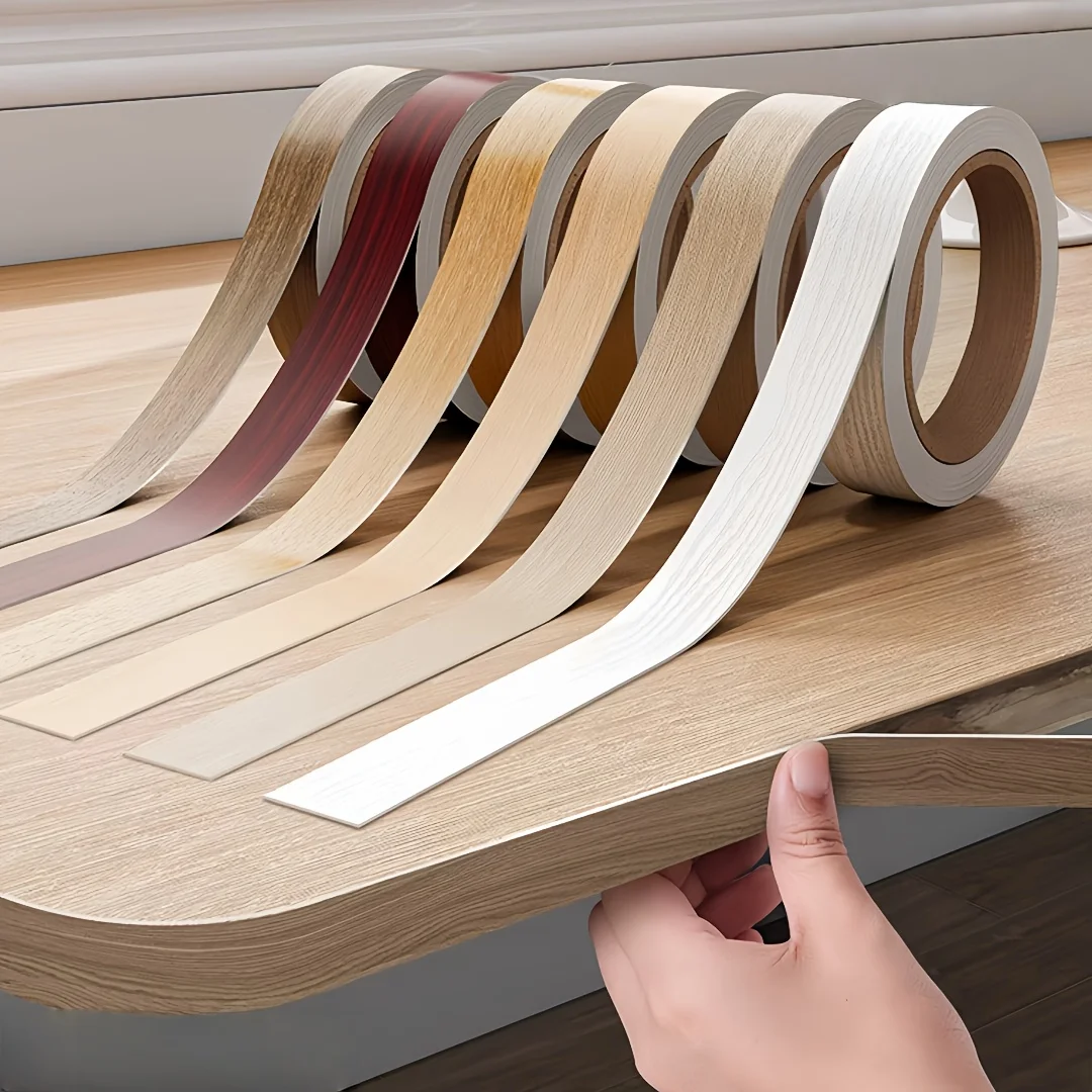 1 قطعة 10 متر x 2 سنتيمتر Preglued متفوقا PVC حافة النطاقات للخشب المطبخ خزانة طاولة أثاث مكتب مجلس Edgeband المقلم لامع