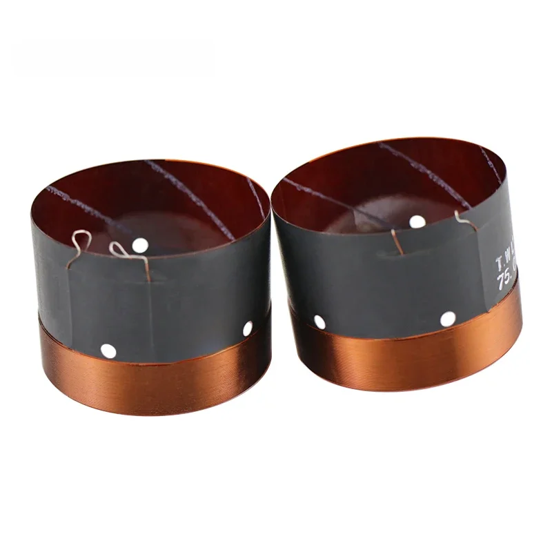SHEVCHENKO 75mm 8Ohm Bass cewka drgająca KSV szkielet drut miedziany 500 W-680 W High Power cewka drgająca naprawa 75 rdzeń głośnik niskotonowy 2 sztuk — zdjęcie produktu 7