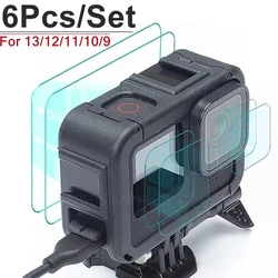 For GoPro Hero 13 12 11 10 9 Action Camera Lens Protective Film Tempered Glass Screen Protector for Go Pro Hero13 Hero12 Hero11