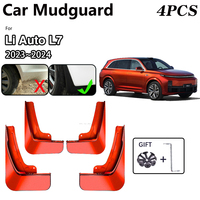 For Li Auto L7 2023 Accessories Lixiang 2024 Car Mudguards Baking Paint MudFlap Front Wheel Fender Protect Mud Guard Splash Flap