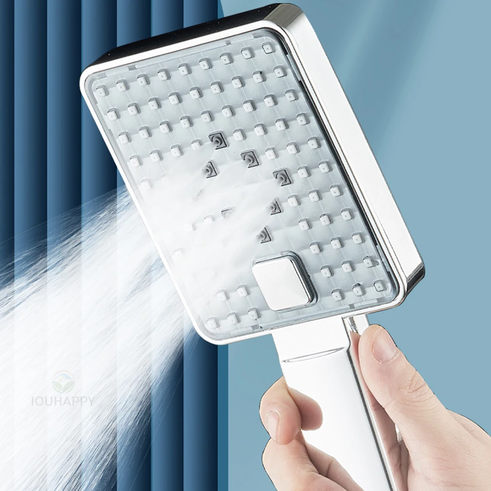 

High Pressure Shower Head Adujstable 3 Mode Water Saving Rainfall Shower Nozzle Large Flow Showerhead Bathroom Accessories