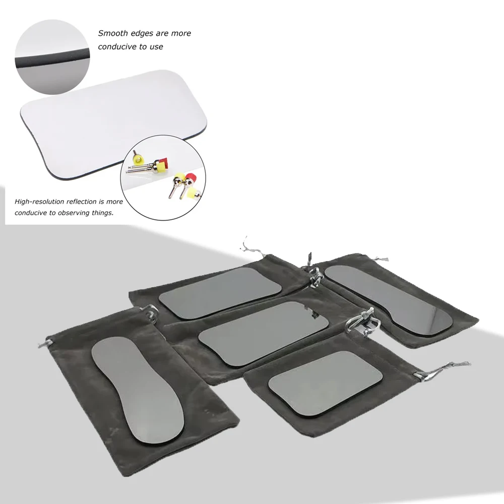 

Double Sided Dental Mirror Glass Orthodontic Intraoral Reflector for Accurate Tooth Examination & Diagnosis Tools
