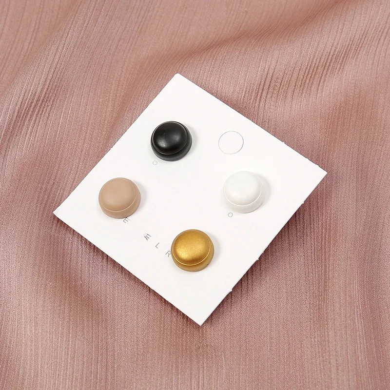 Vente chaude 4 paires/sac aimant Hijab écharpe broches broches pour femme accessoires décorés dames musulmanes bonbons couleurs aimants