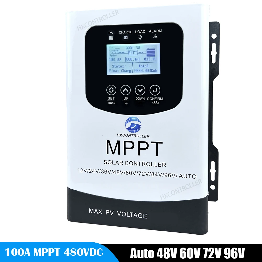 

100A 480VDC MPPT Solar Charge Controller Solar System Charge Discharge Regulator For 48V 60V 72V 96V Lifepo4 Lithium GEL Battery