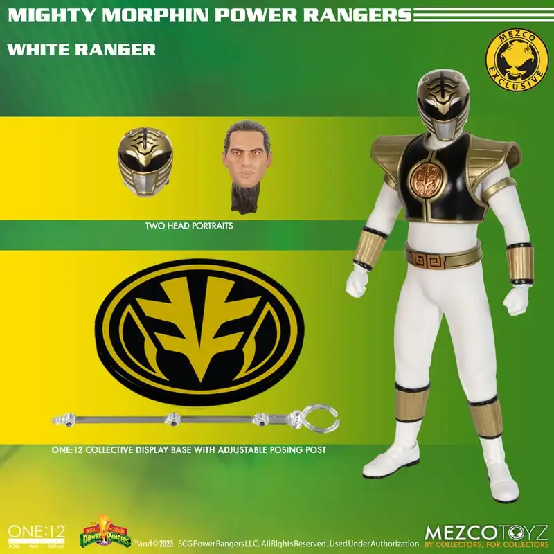 In Stock 100% Original Mezco 1:12The Amazing Spider Man Batman Wolverine White Ranger Anime Action Collection Figures Model Toys