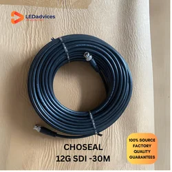 Choseal-Cable 4K SDI 4K, Monitor de pantalla LED, transmisión en vivo, Cable de vídeo Digital, 20m, 30m, 12G-SDI