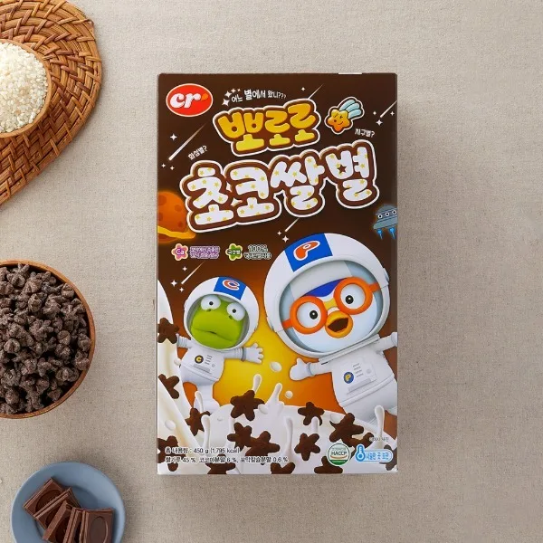 뽀로로 초코쌀별 450g