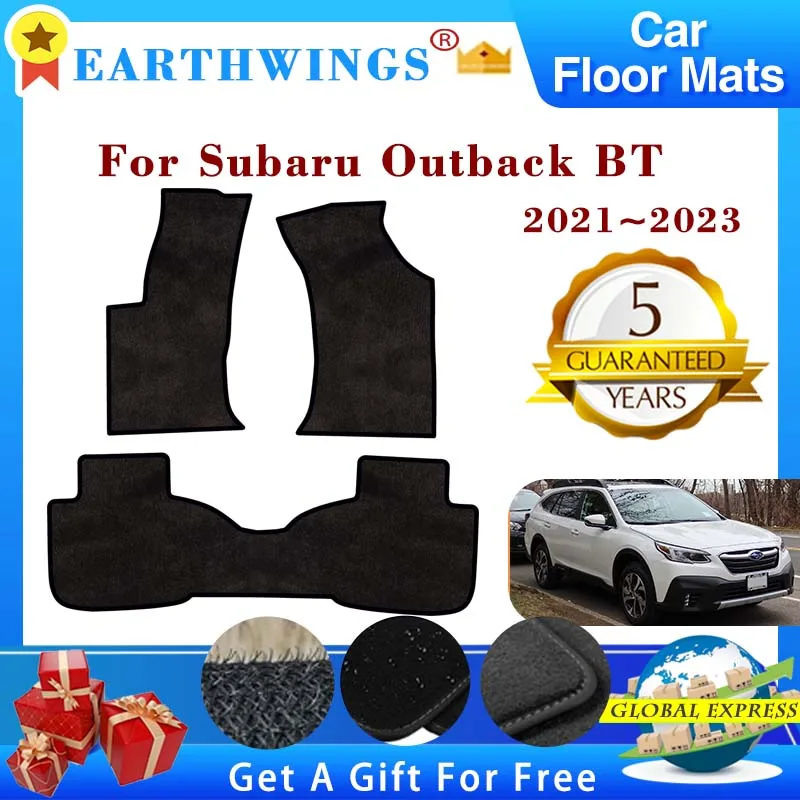 For Subaru Outback BT 2020 2021 2022 2023 Car Floor Mats Panel Footpads Carpets Cover Foot Pad Sticker Auto Interior Accessories