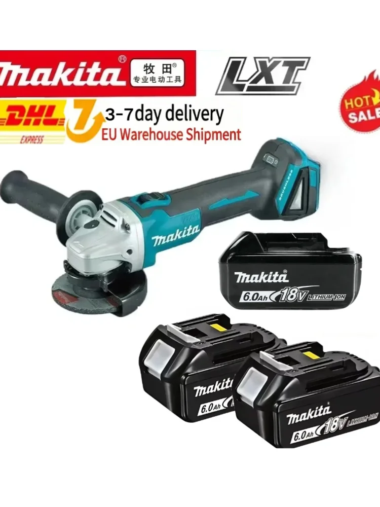 Original 6Ah Makita Akku Bl1860 Bl1850B Bl1850 Bl1840 Bl1830 für 18V Schraubendreher und Ladegerät, Ersatzakku für Elektrowerkzeuge