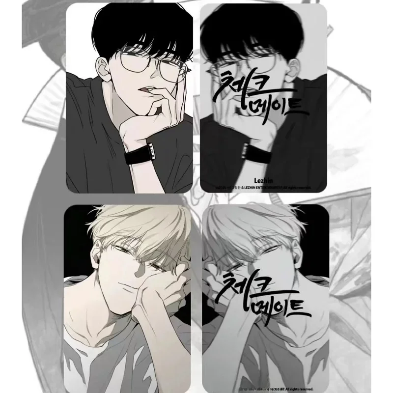 4 pièces/ensemble coréen Manhwa Lomo carte Jeong Eunsung, Lee Suhyun personnages de bande dessinée 3 pouces cartes Photo Fans cadeau