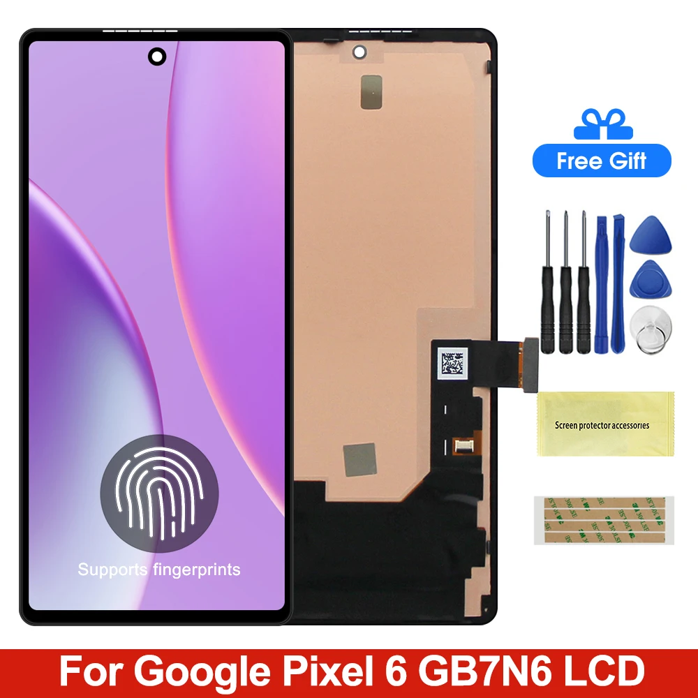 AMOLED Screen for Google Pixel 6 GB7N6 G9S9B16 Lcd Display Digital