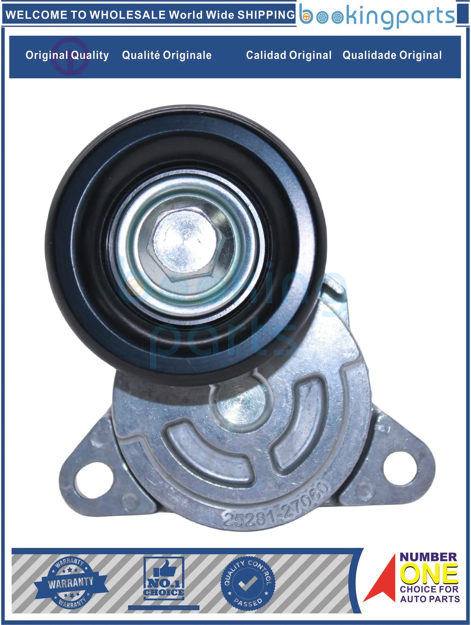 

Belt Tensioner For HYUNDAI SANTA 01-06,MATRIX 01-10,i30 07-12,GRANDEUR 06-,ACCENT02-05,ELANTRA01-06, 534030610,VKM 65027