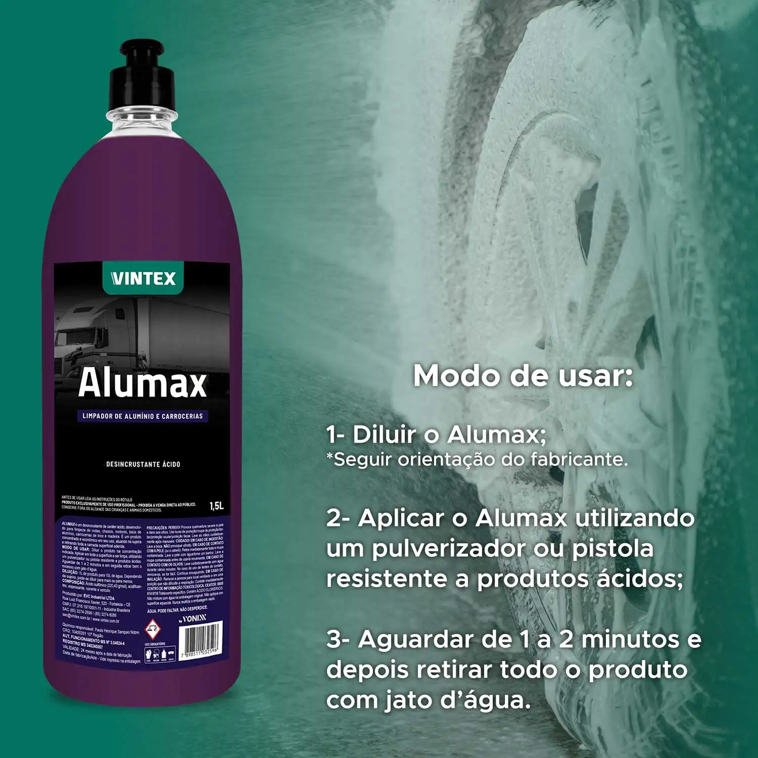 Alumax Vonixx 1.5L Vintex Aluminum Cleaner