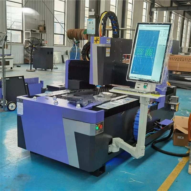 Machine de découpe de métal en acier inoxydable, coupe au laser à fibre CNC, 1500W, 12mm, acier au carbone, 4mm, 600x1000mm, vente en gros