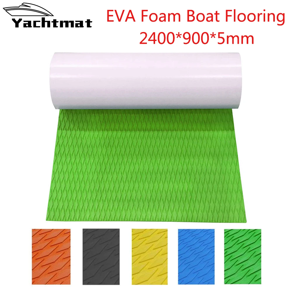 900*2400*5mm EVA Traction Foam Surfboard Faux Teak Boat Deck Sheet Jet Skis Pads Anti Skid Watercraft Water Sport Flooring