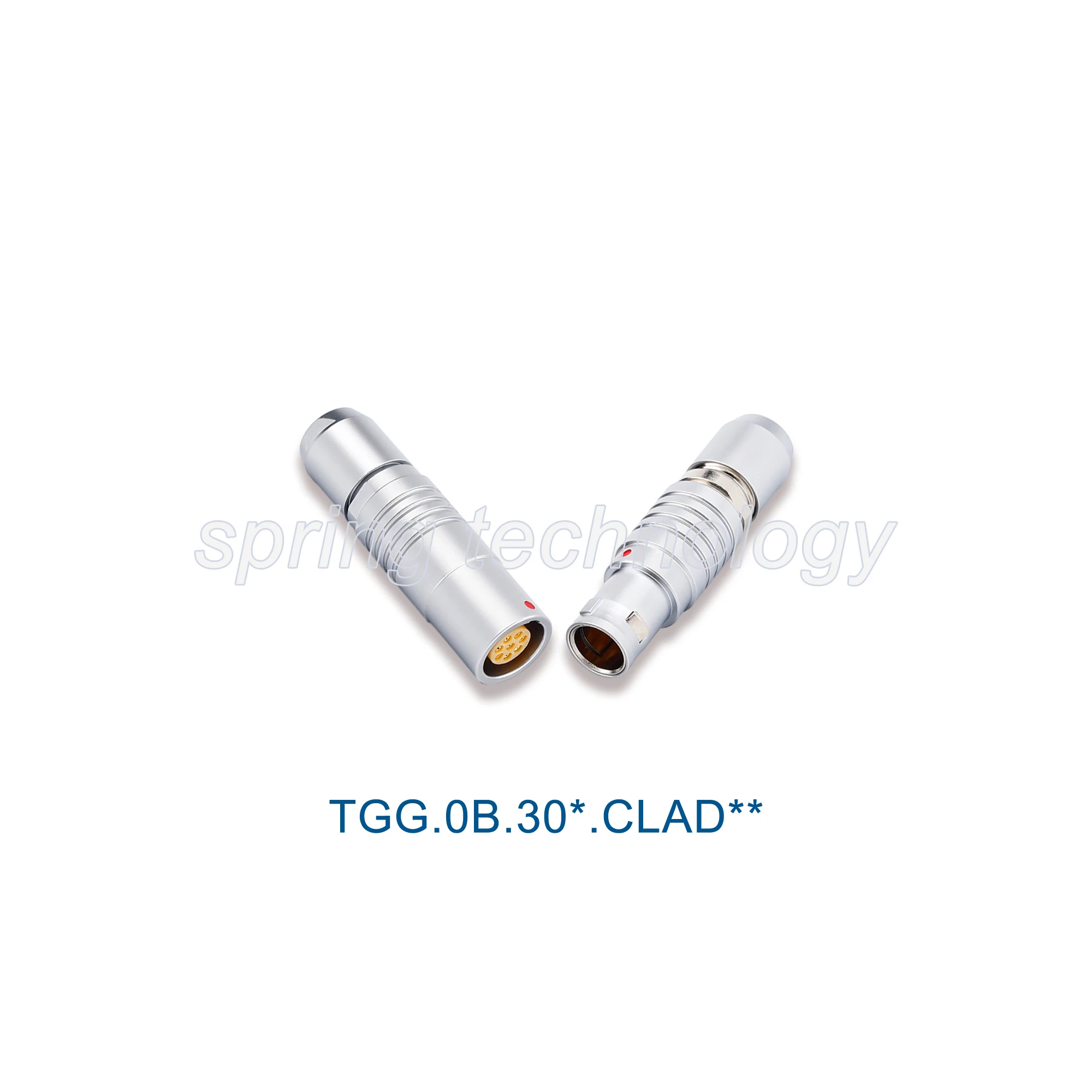 TGG/FGG.0B Push-pull Multipole Plugs, TGG/FGG.0B.302/303/304/305/306/307/309.CLAD for 1.5mm~5.5mm Cable Mounted Plug