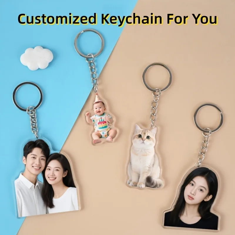 Custom Keychain Acrylic Material Easter Gift Halloween Limited Anime Character Custom Fan Merchandise