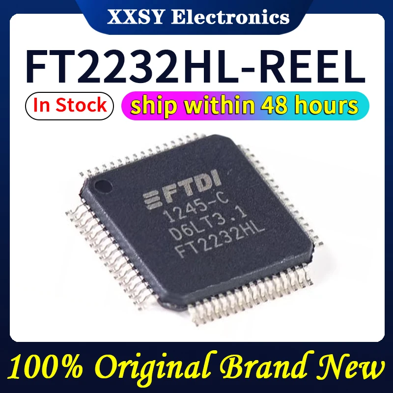 FT2232HL-REEL MCU, FT2232HL, LQFP-64