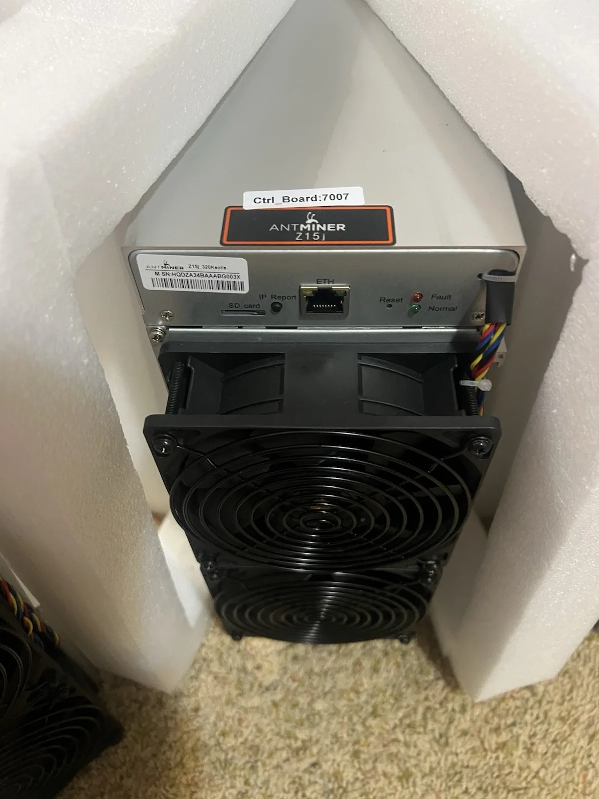 

DCE Bitmain Antminer Z15 Pro 840KSol/s Zcash Miner High Performance Equihash ASIC
