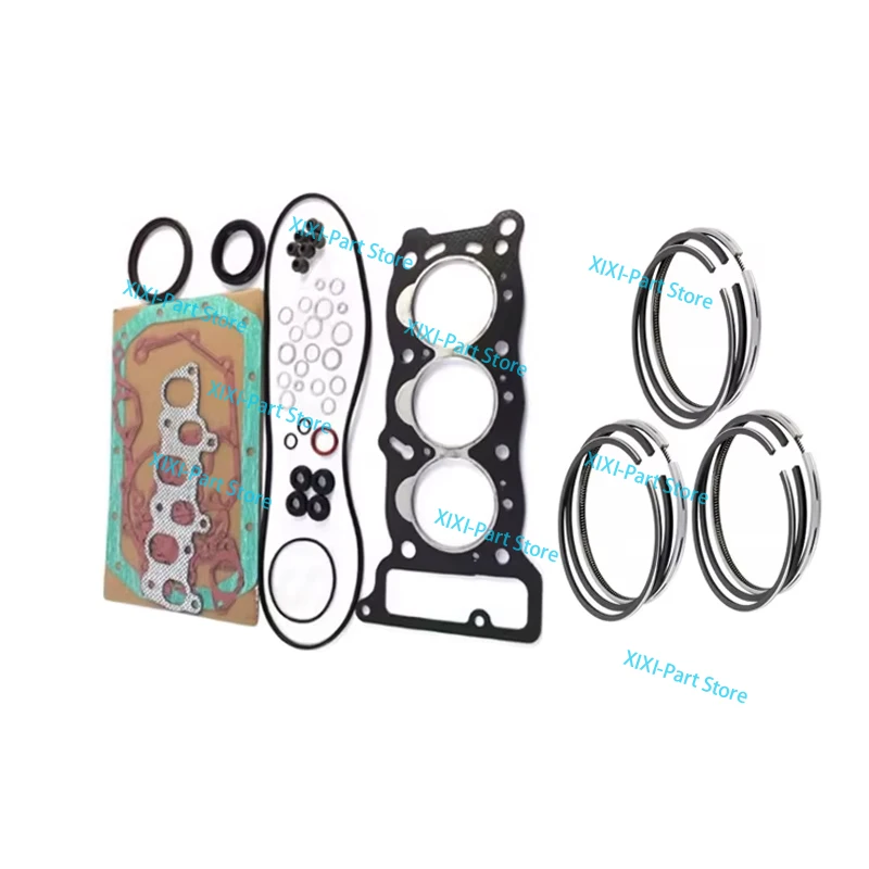 

Комплект прокладок и поршневых колец для Isuzu 3KC1, 3 цилиндра, 74*2+1.5+3.5мм, полный комплект для капитального ремонта головки блока цилиндров