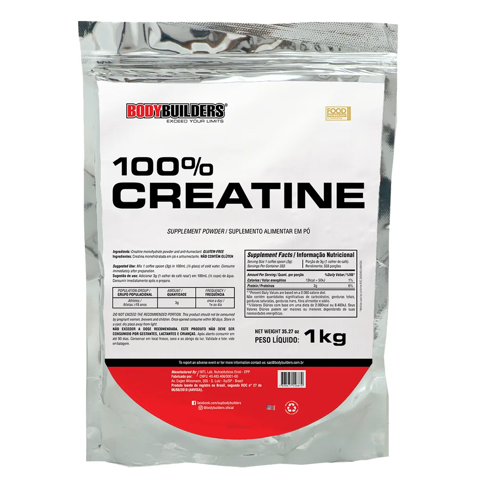 Creatine Monohydrate Pure 100% recambio importado 1kg-culturismo