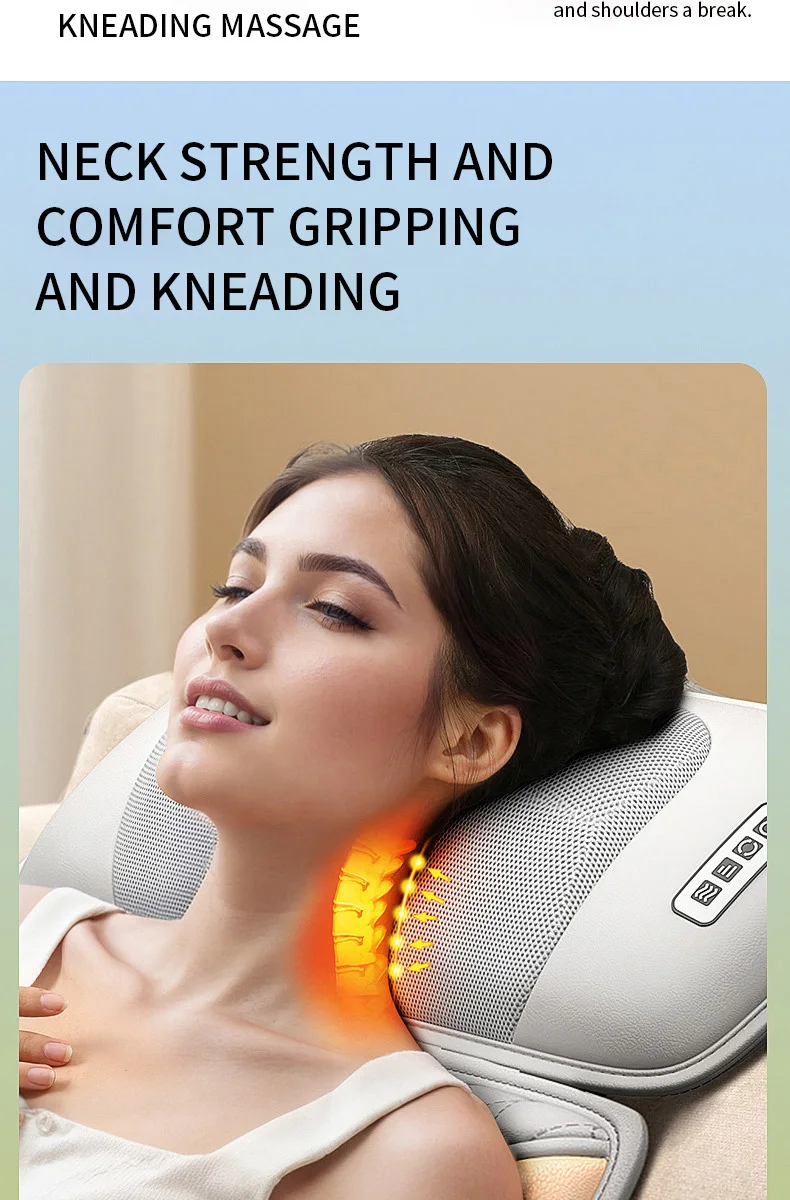 Multifunctional Massage Mattress Shoulder Waist Leg Home Electric Fully Automatic Kneading Air Pressure Massage Pad