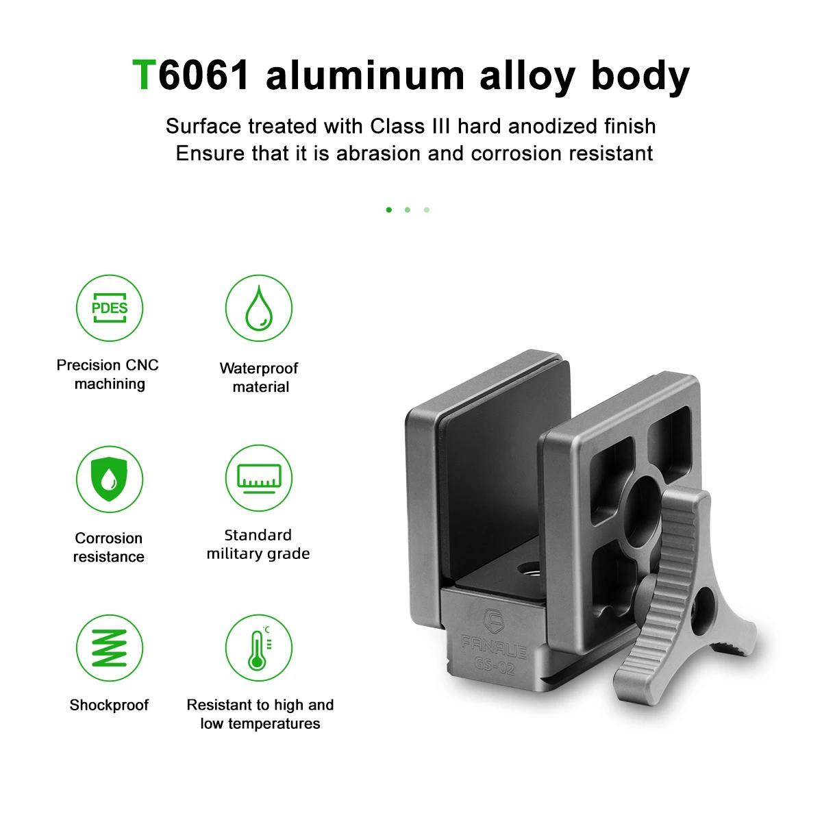 Imagem -04 - Fanaue Alumínio Saddle Mount Clamp Tripé Adaptador para Caça Tiro ao ar Livre Compatível com Arca Swiss