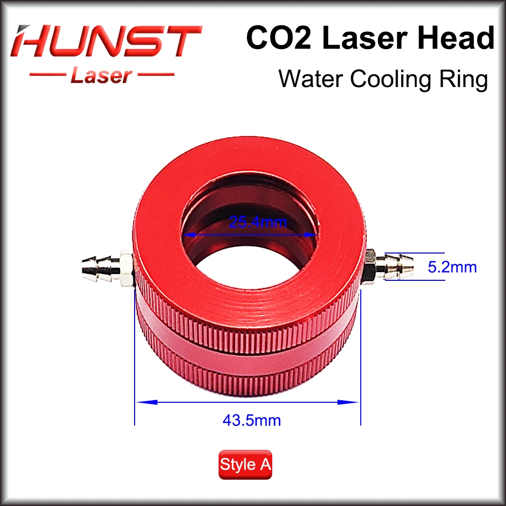 CO2 Laser Head Water Cooling Ring, Suitable For 25mm/30mm Diameter Laser Focusing Heads